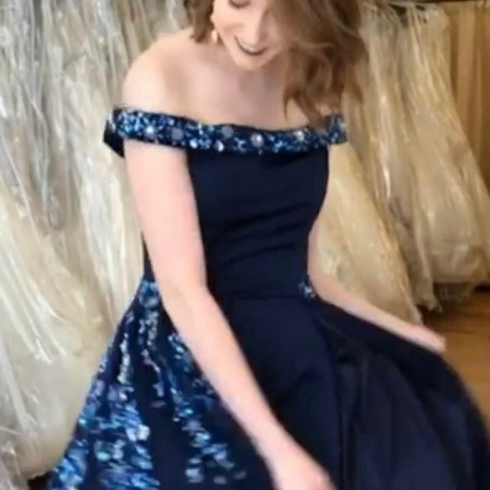 NWT: Blush Prom by Alexia Navy Ballgown